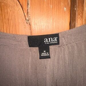 a.n.a Men's Taupe Straight-Leg Casual Pants